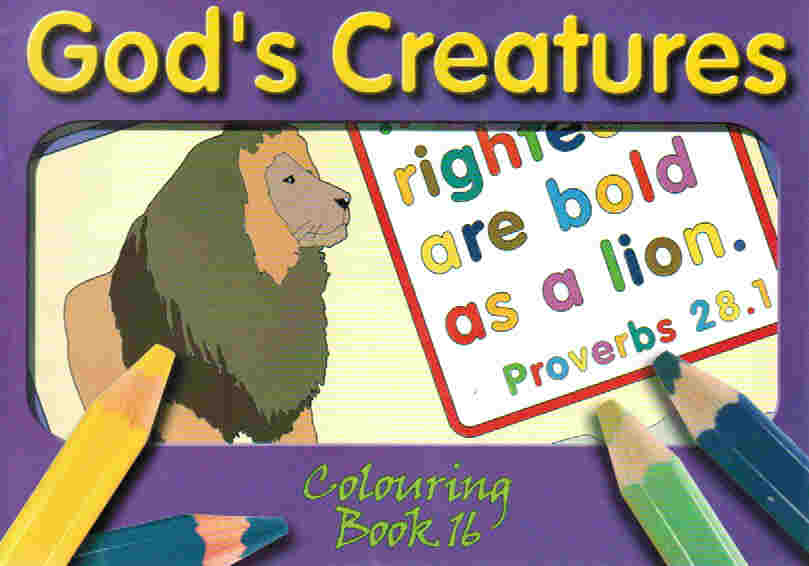 God's Creatures Colouring Book - Re-vived