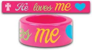 Fun Ring He Loves Me Size 9 - Re-vived