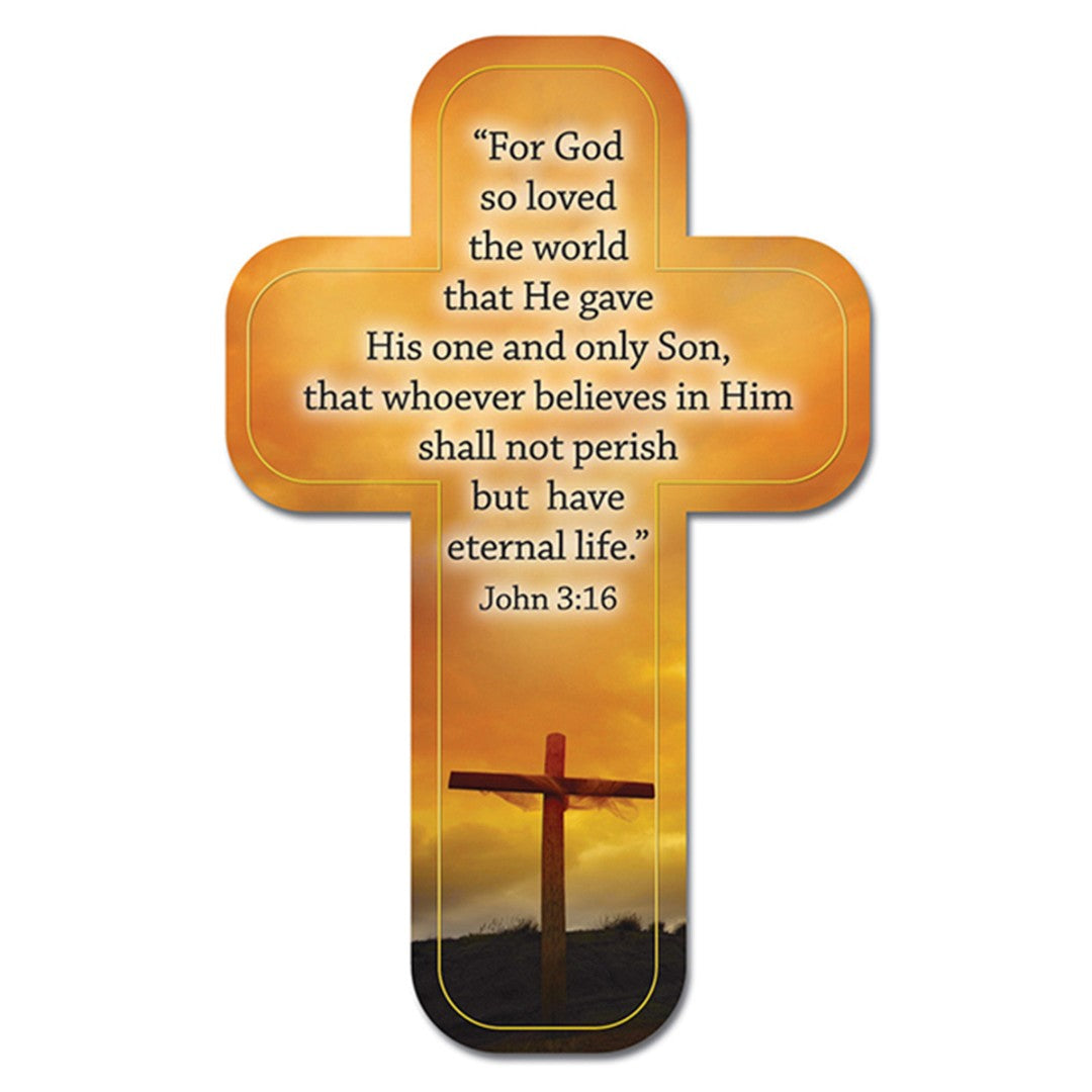 John 3:16 Cross Bookmark - Re-vived