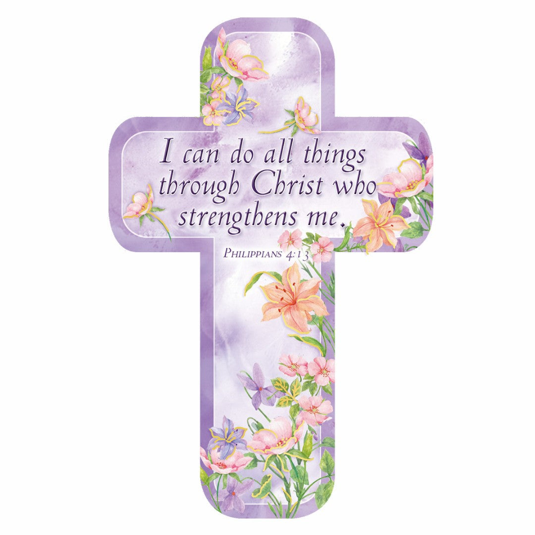 I Can Do All Things Cross Bookmark - Re-vived