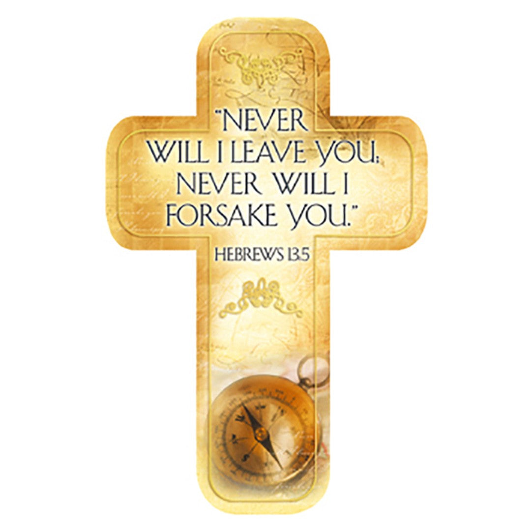 Hebrews 13:5 Cross Bookmark - Re-vived