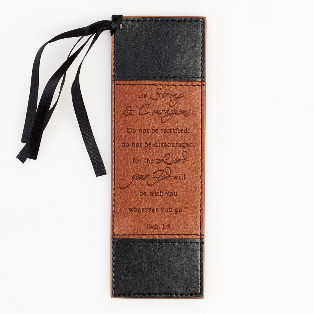 Be Strong LuxLeather Bookmark - Re-vived
