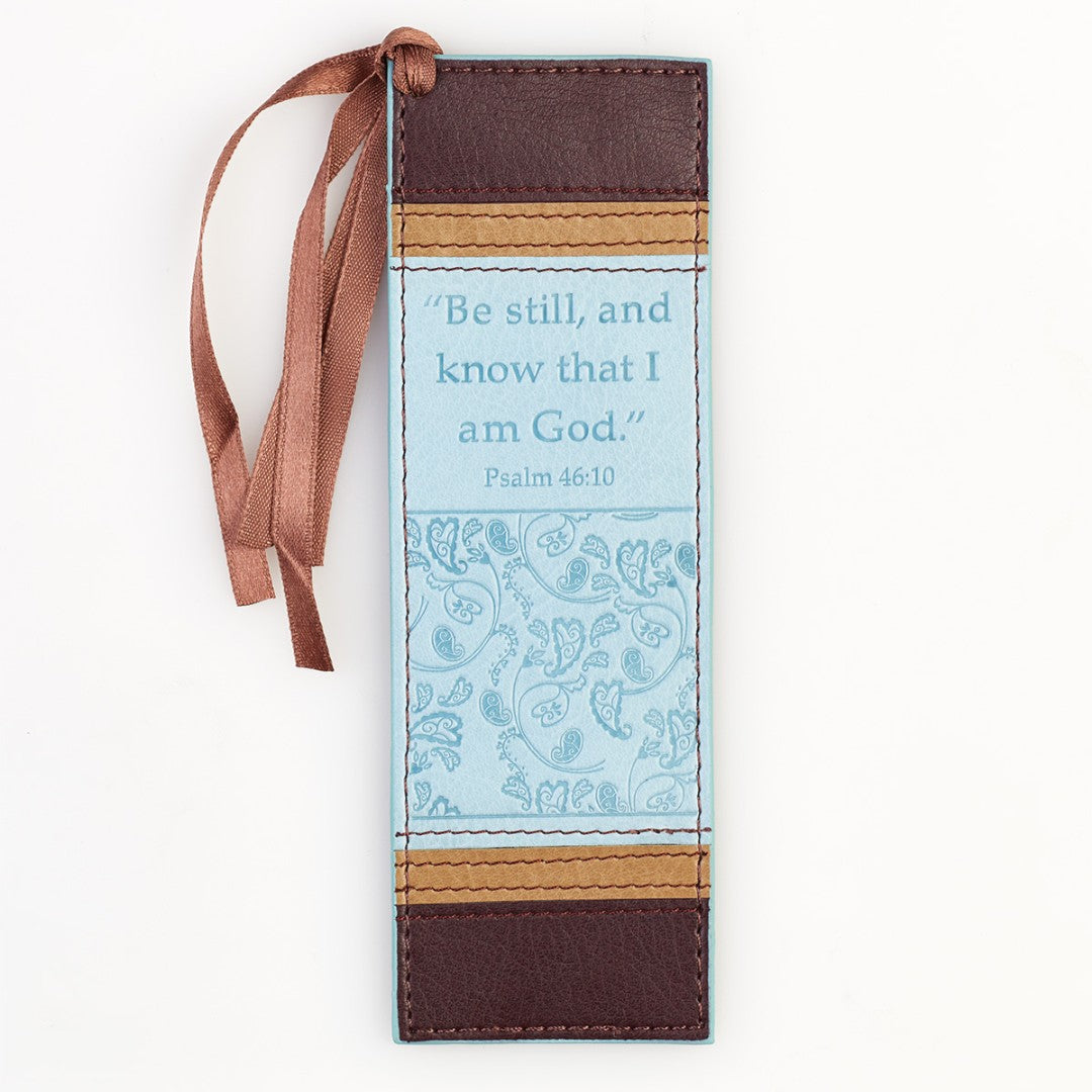 Psalm 46:10 LuxLeather Bookmark - Re-vived