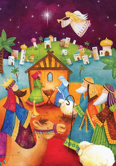 A4 Advent Calendar - Nativity