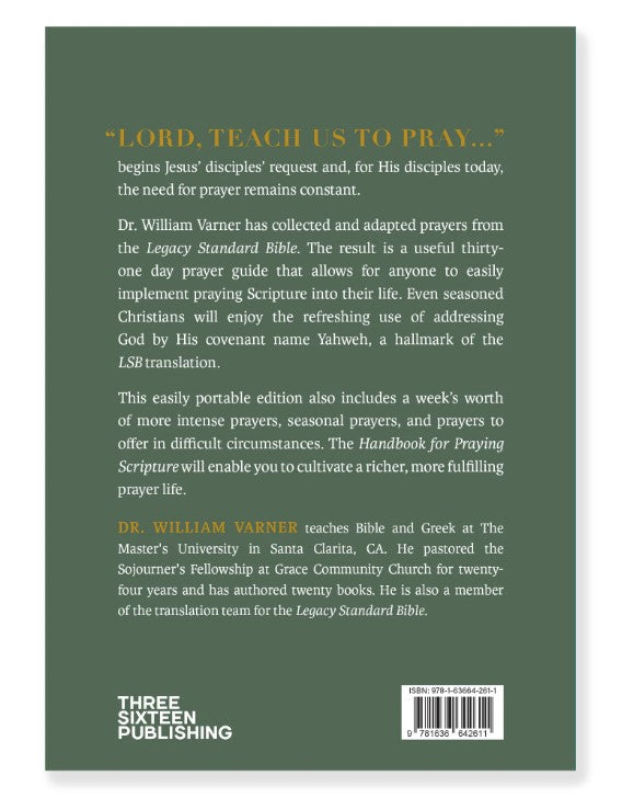 Handbook for Praying Scripture - Re-vived