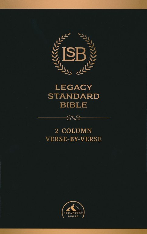 LSB 2-Column Verse-by-Verse Black Faux Leather Indexed - Re-vived