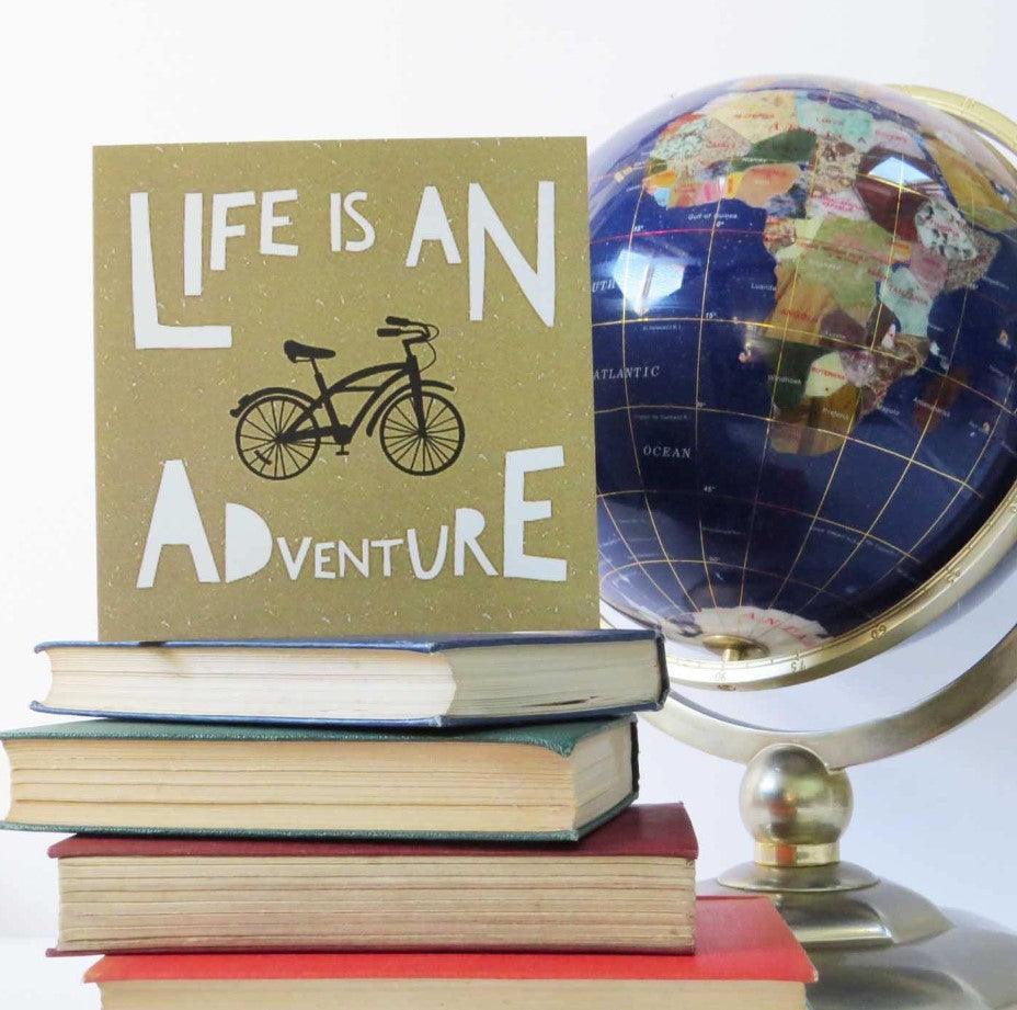 Life is An Adventure Birthday Card - Re-vived