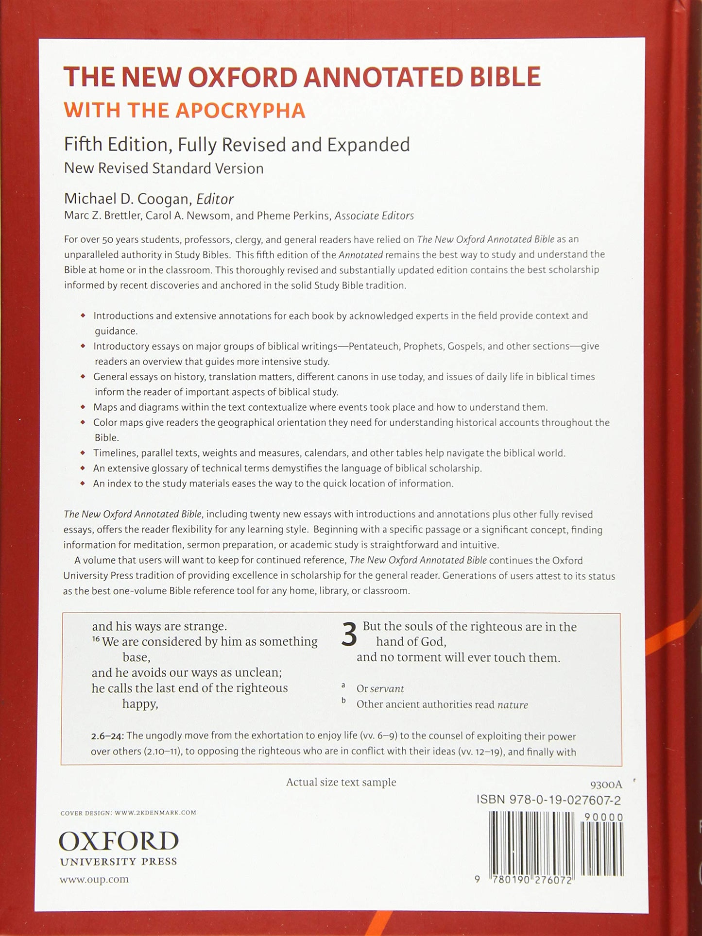 The NRSV Oxford Annotated Bible With Apocrypha - Re-vived