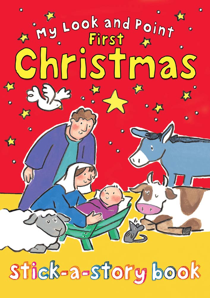 My Look And Point First Christmas Stick-A-Story Book - Re-vived