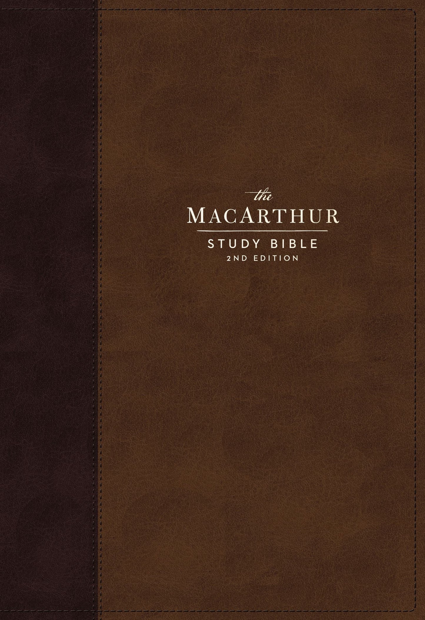NKJV MacArthur Study Bible Bible, Brown, Indexed - Re-vived