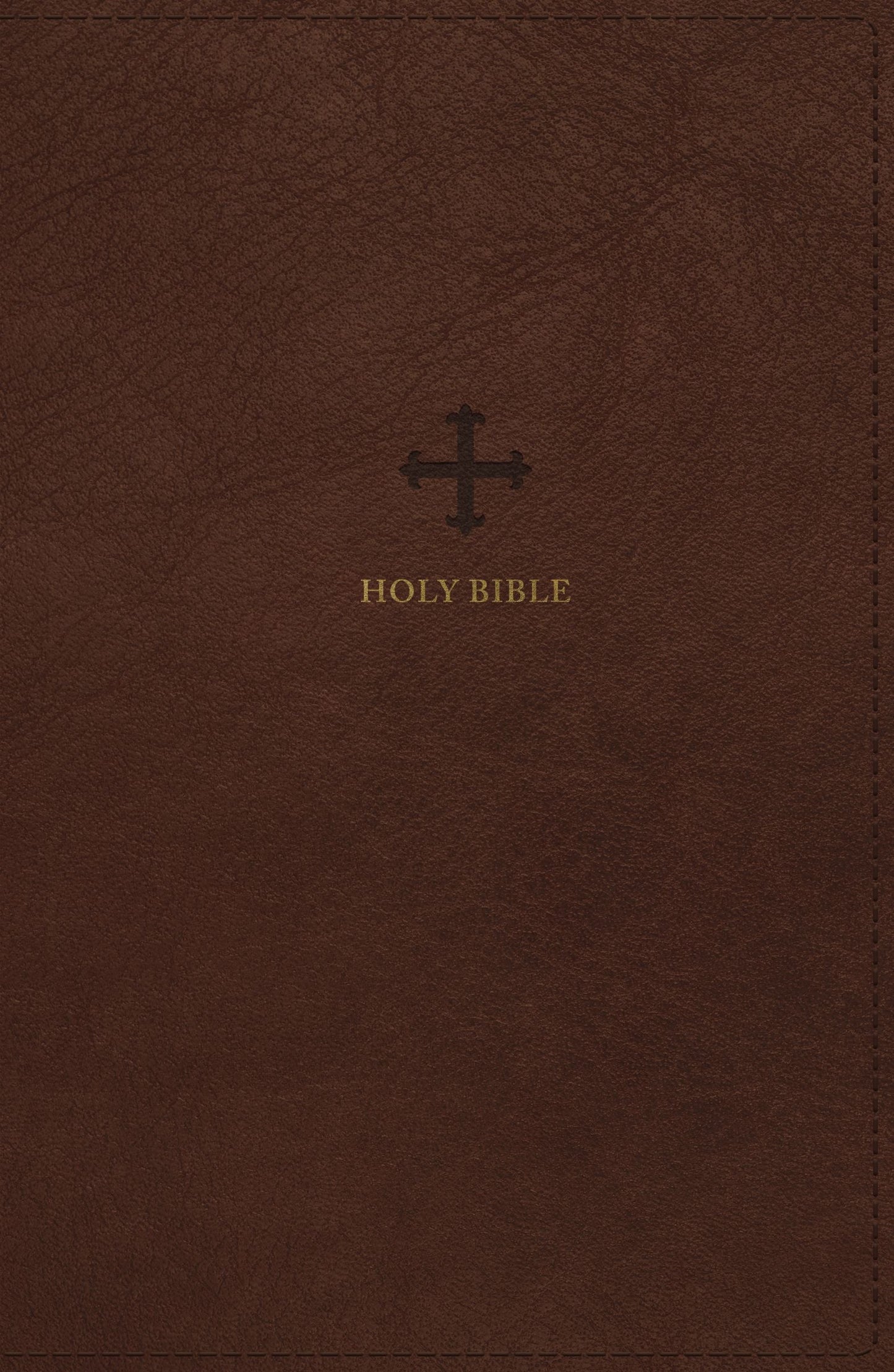 NRSV Personal Size Catholic Bible, Brown, Comfort Print - Re-vived