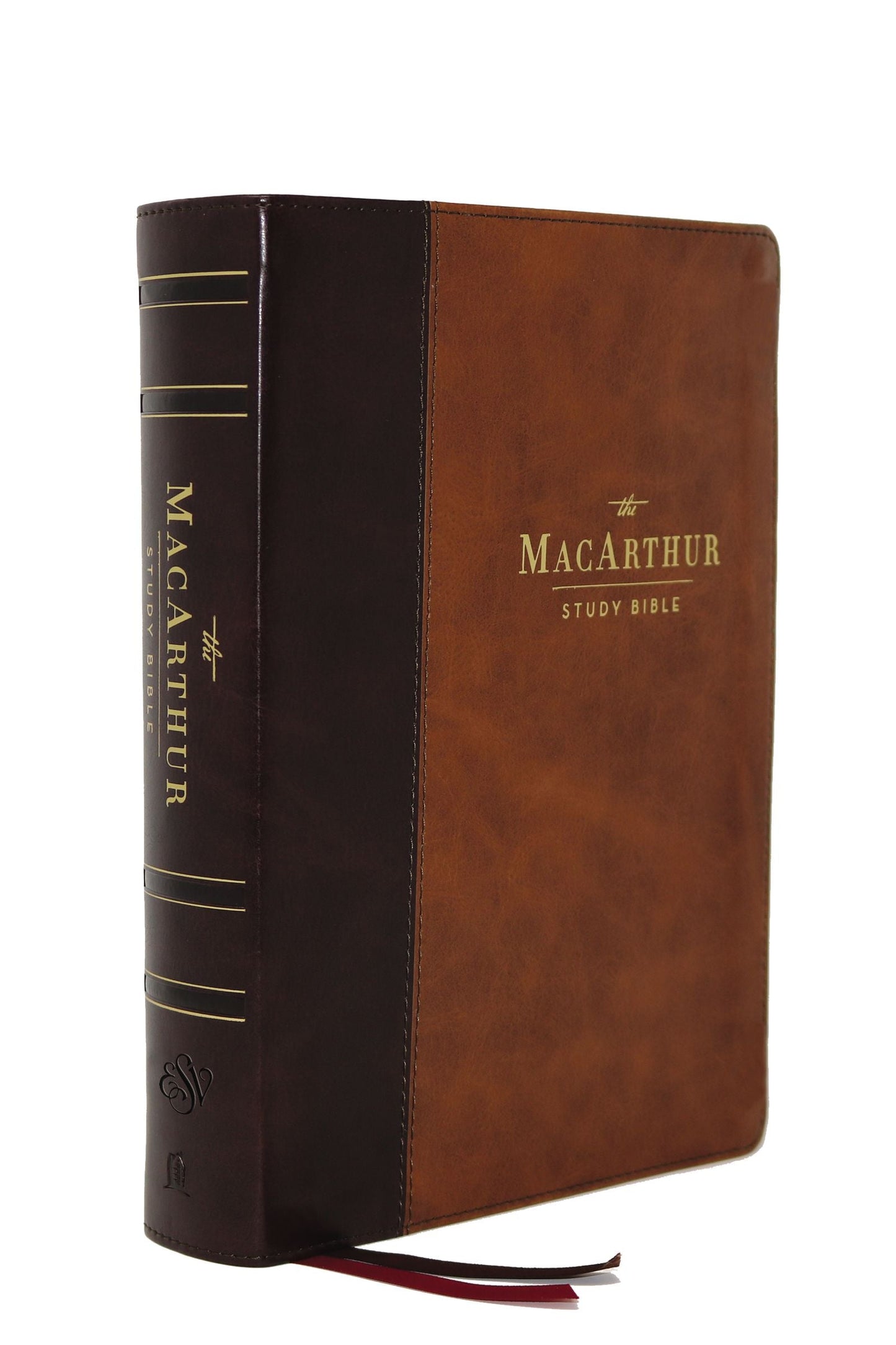 ESV MacArthur Study Bible, 2nd Edition, Brown, Indexed - Re-vived