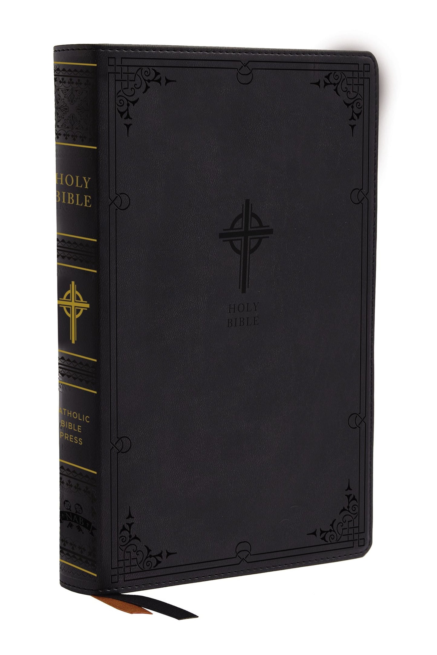NABRE Catholic Bible, Large Print, Black, Thumb Indexed - Re-vived