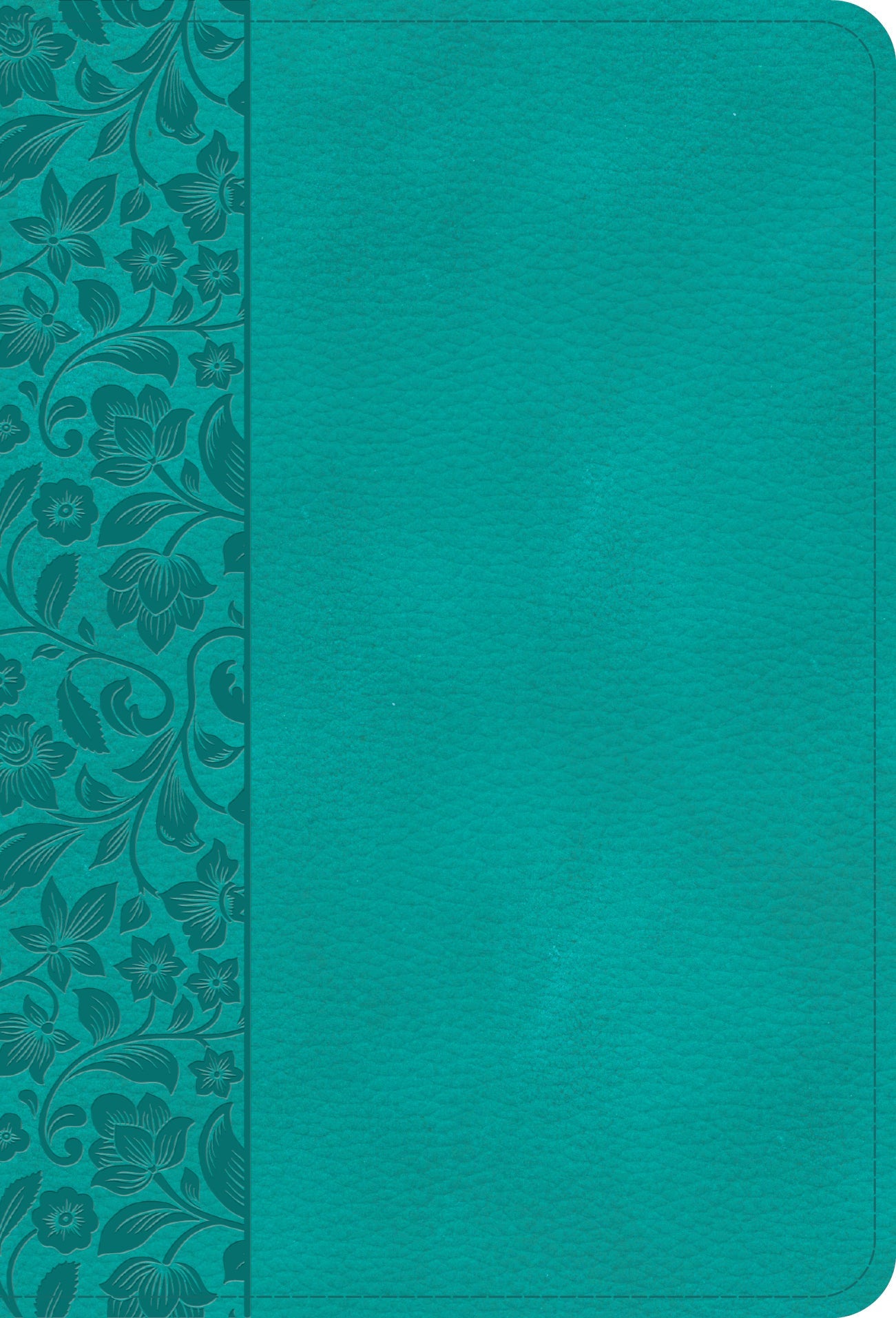 NASB Large Print Compact Reference Bible, Teal Leathertouch - Re-vived