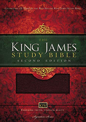 KJV Study Bible, 2nd Edition, Burgundy Bonded Leather - Re-vived
