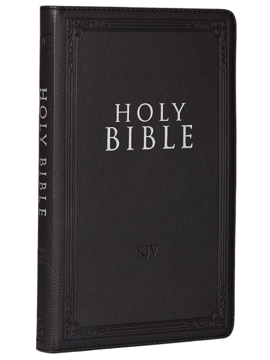 KJV Gift & Award Bible, Black, Lux Leather - Re-vived