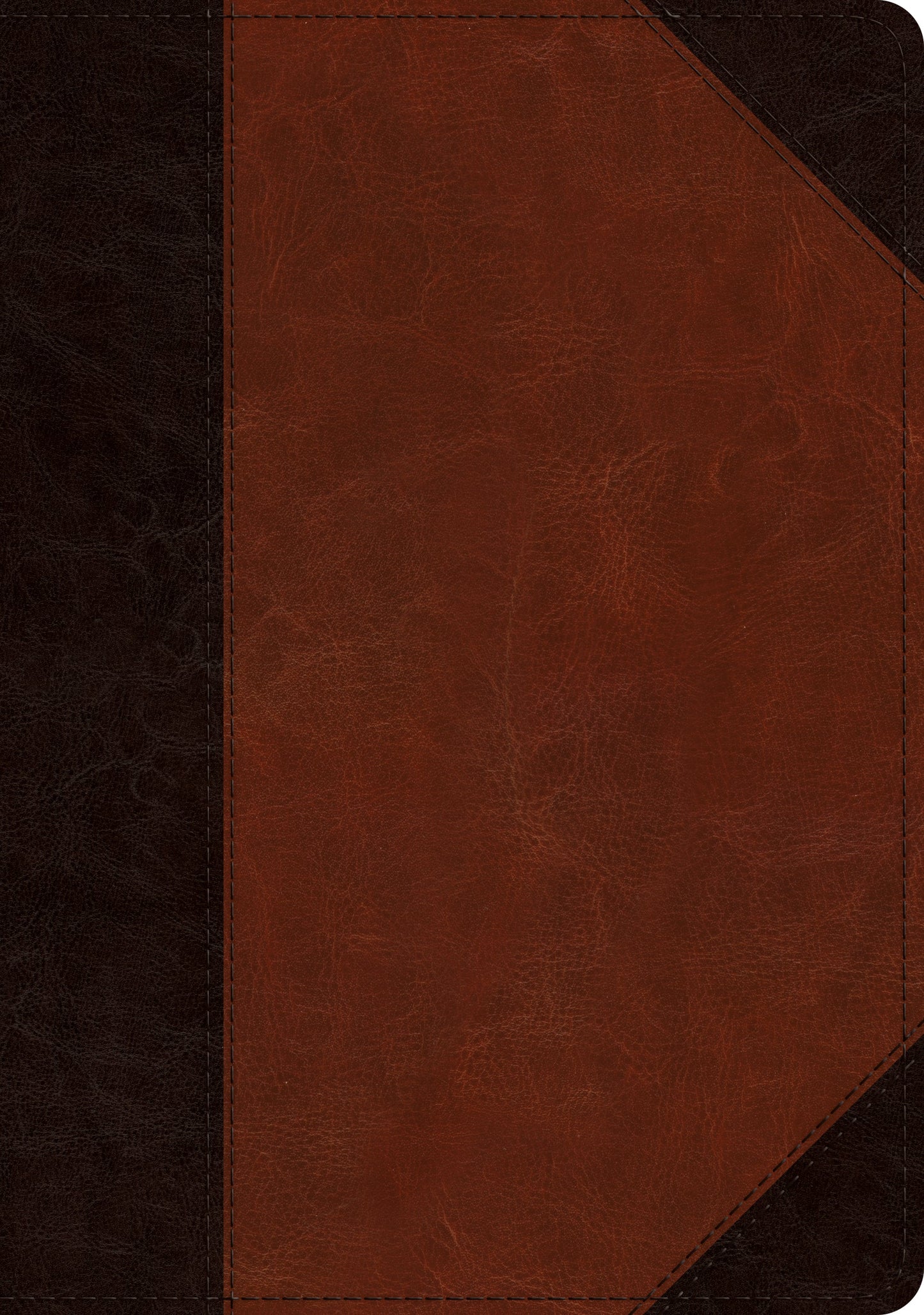 ESV Large Print Wide Margin Bible TruTone, Brown/Cordovan - Re-vived