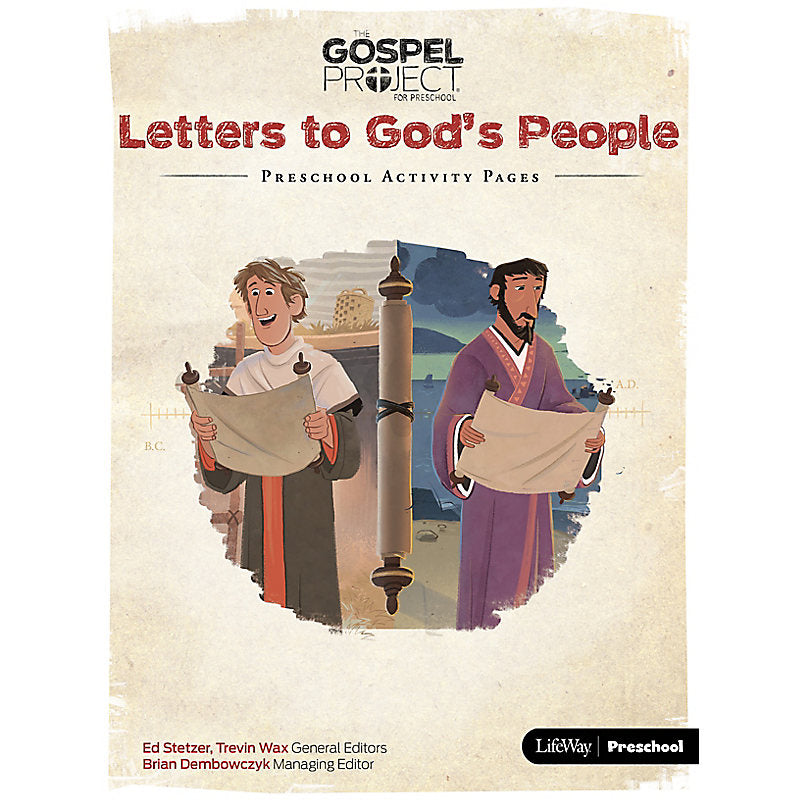 Gospel Poject: Preschool Activity Pages, Spring 2018 - Re-vived