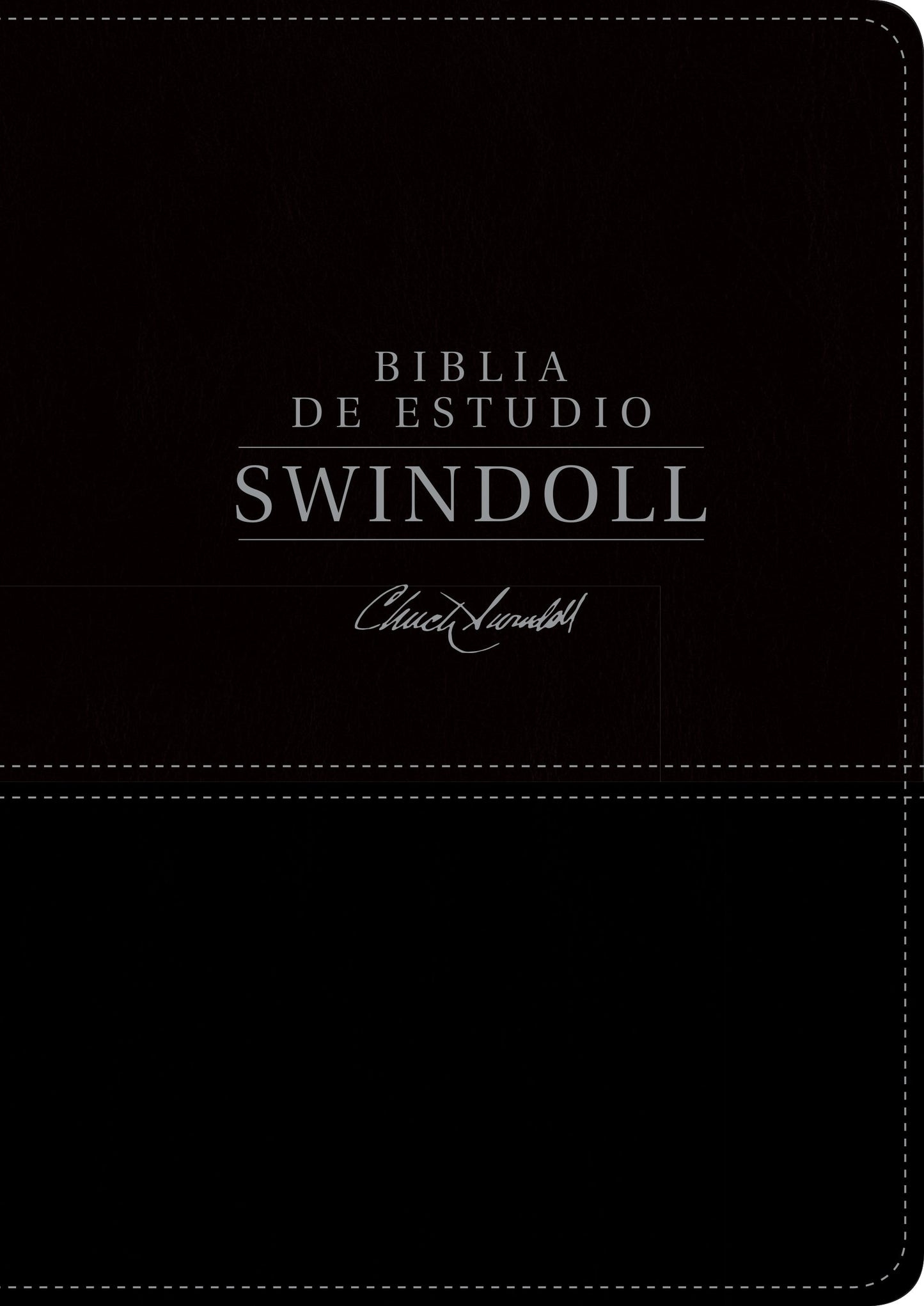 Biblia de estudio Swindoll NTV, SentiPiel, Negro - Re-vived