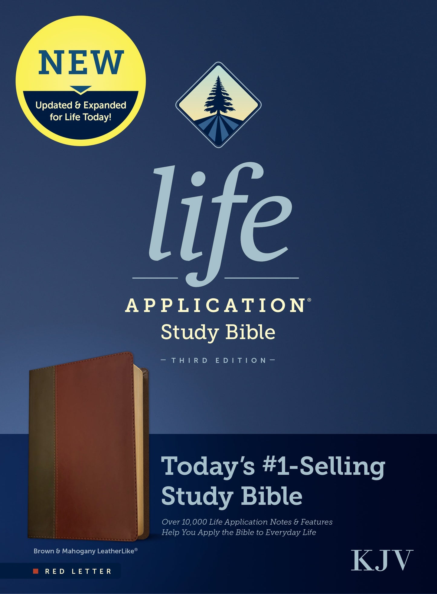 KJV Life Application Study Bible, Third Edition, Brown - Re-vived