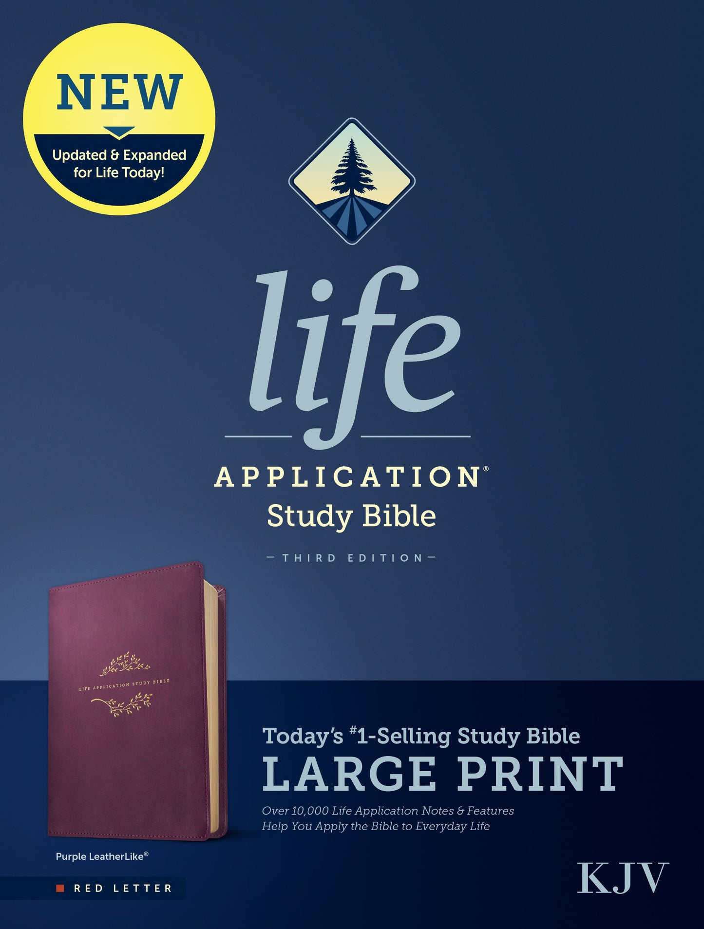 KJV Life Application Study Bible, Third Edition, Large Print - Re-vived