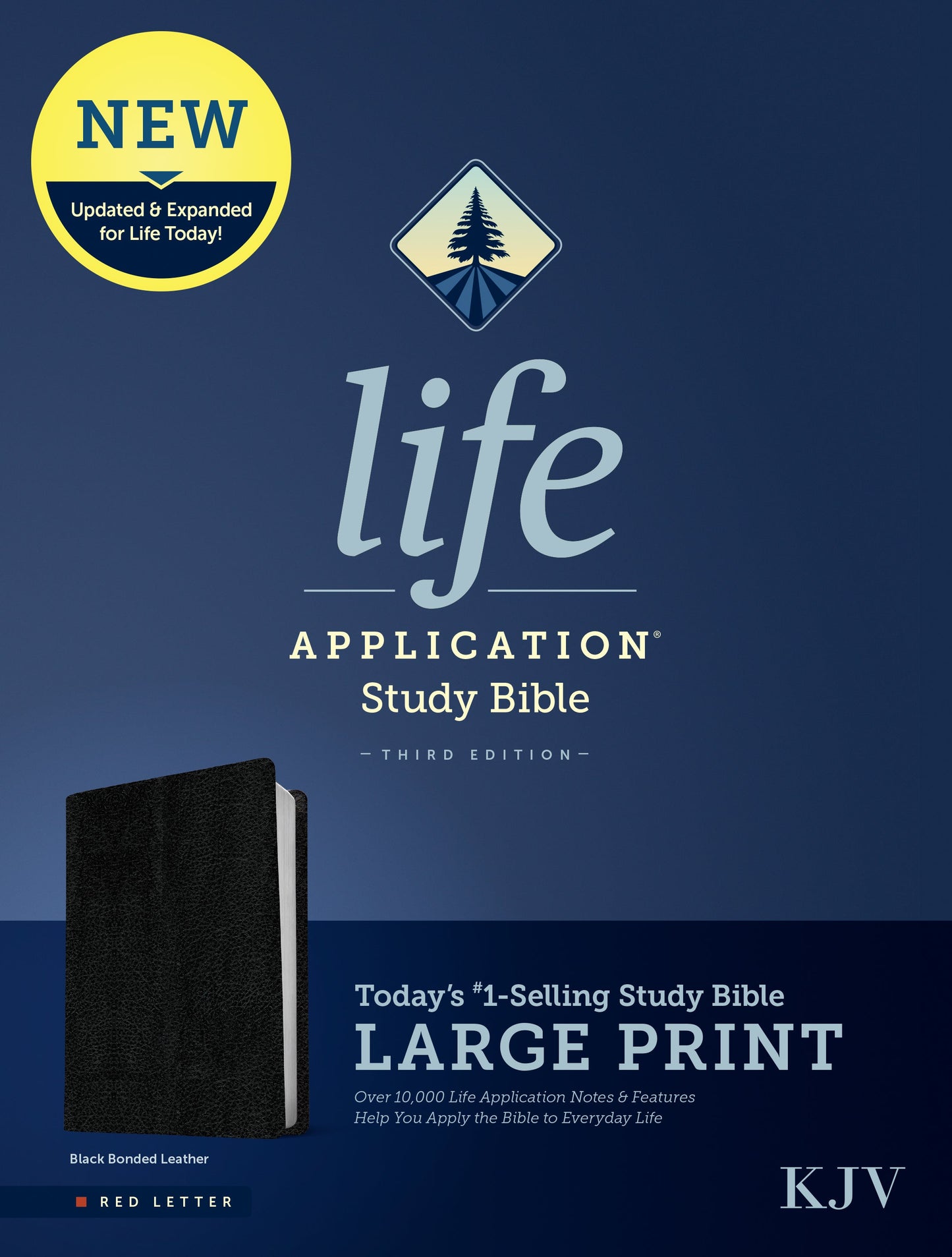 KJV Life Application Study Bible, Third Edition, Large Print - Re-vived