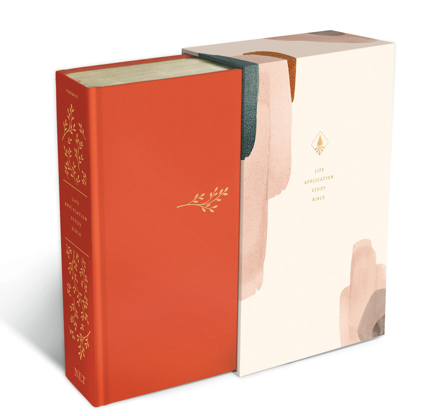 NLT Life Application Study Bible, Third Edition, Coral - Re-vived