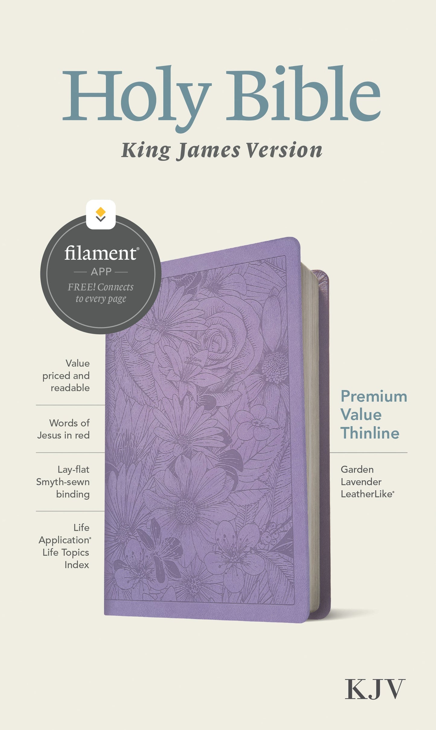 KJV Premium Value Thinline Bible, Filament Enabled Edition ( - Re-vived
