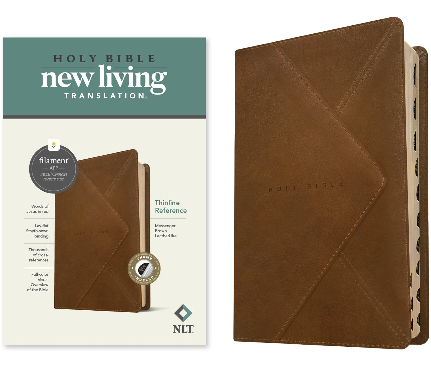 NLT Thinline Reference Bible, Filament Edition - Re-vived