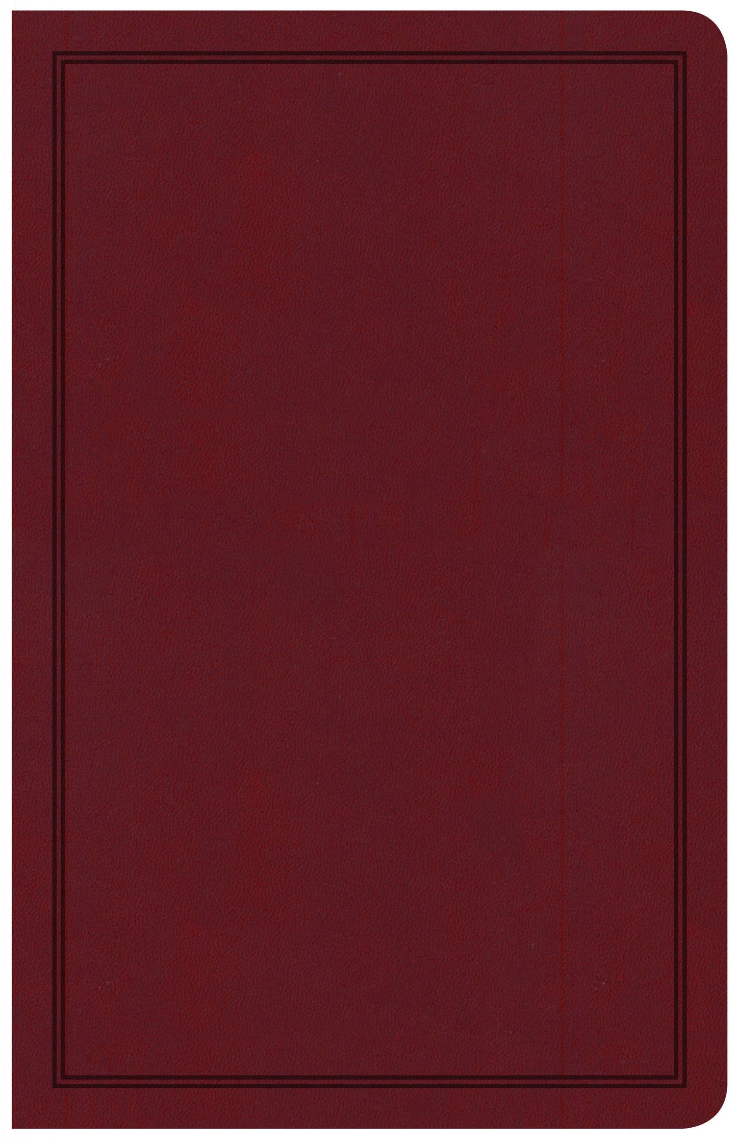 CSB Deluxe Gift Bible, Burgundy LeatherTouch - Re-vived