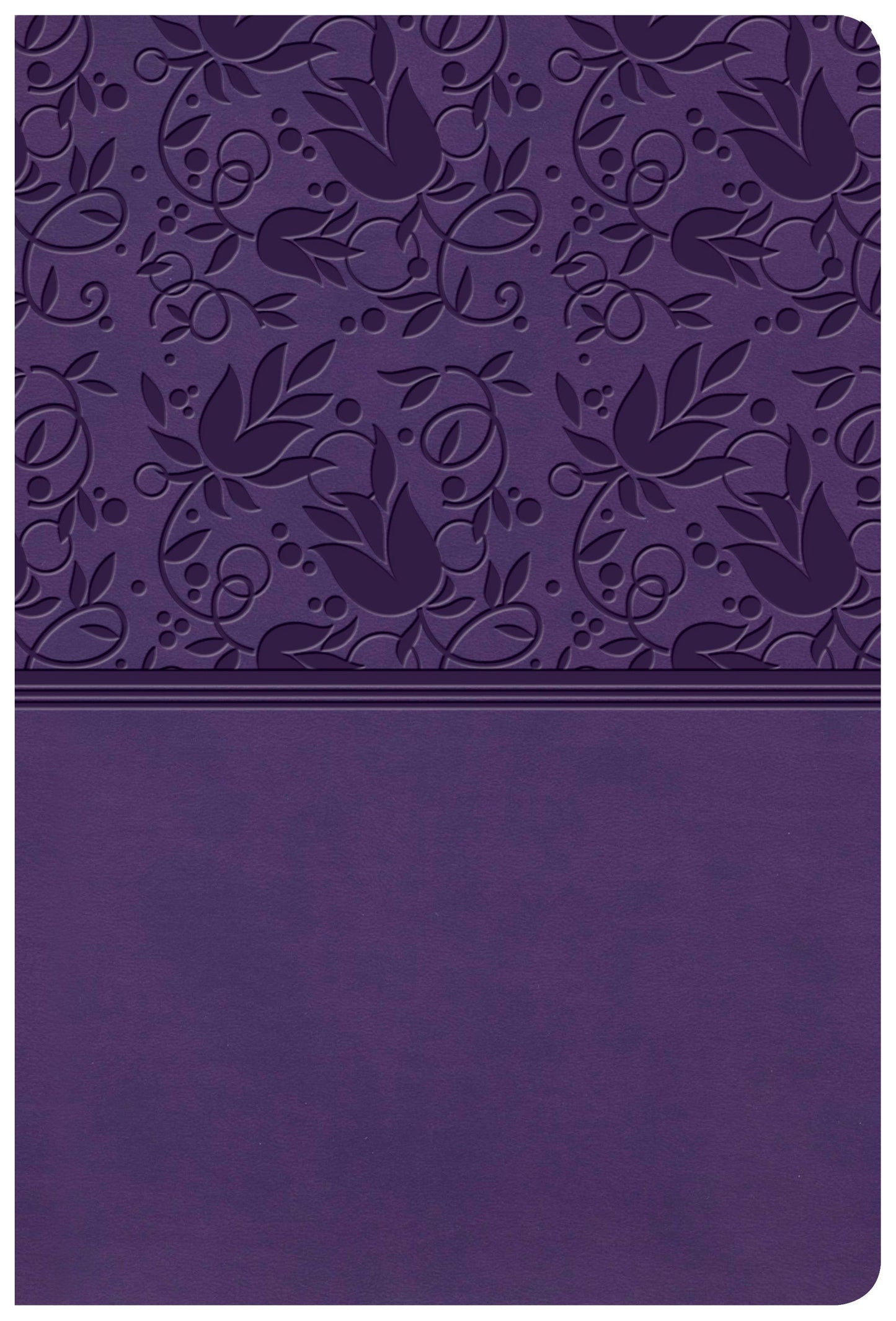 KJV Giant Print Reference Bible, Purple LeatherTouch - Re-vived