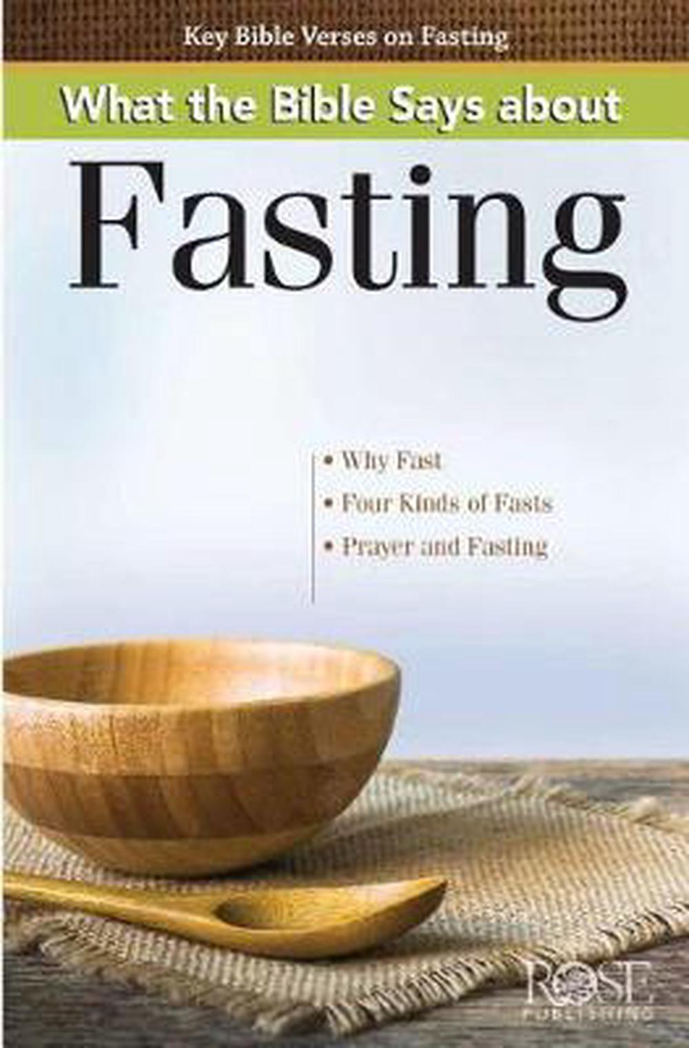 What the Bible Says About Fasting (pack of 5) - Re-vived
