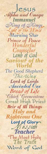 Bookmarks - The Names of Jesus (pack of 25) - Re-vived