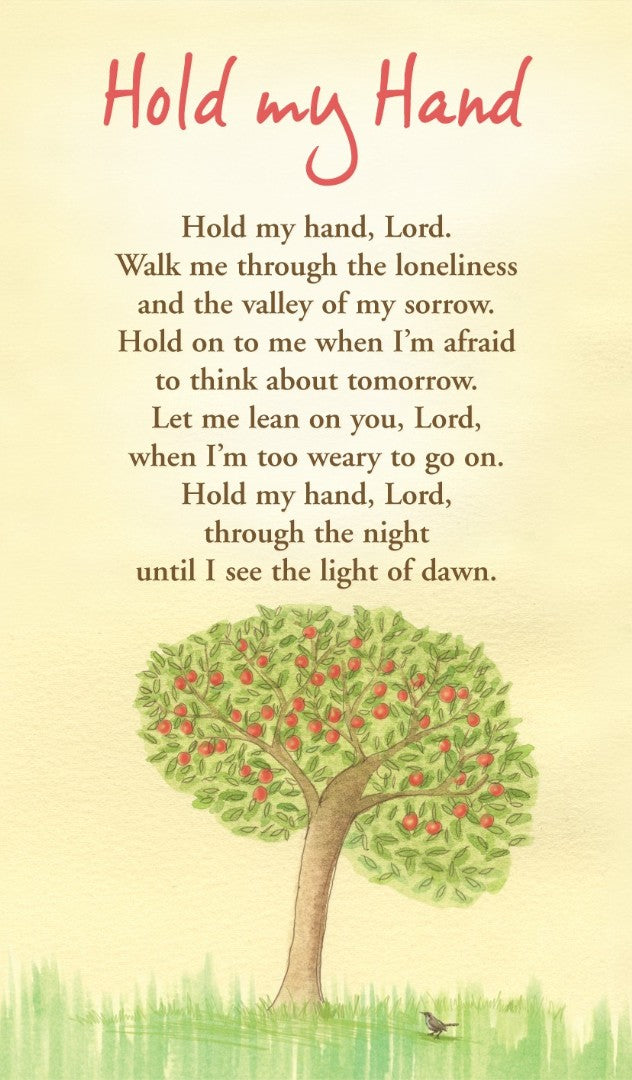 Hold My Hand Prayer Card - Re-vived