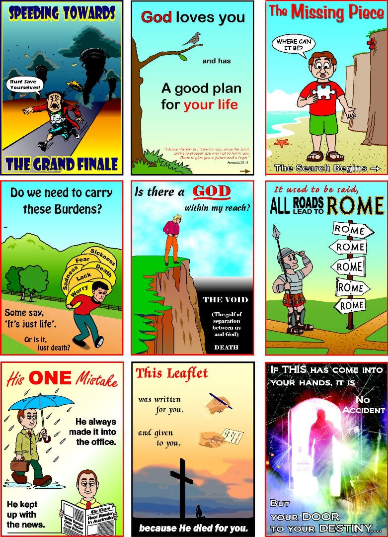 Tracts Sample Pack 95-pack - Birmingham Gospel Outreach - Re-vived