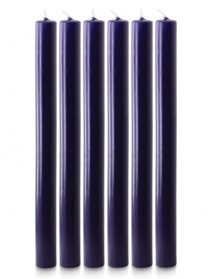 Advent Candle Set 12" x 1" - 6 Purple - Re-vived