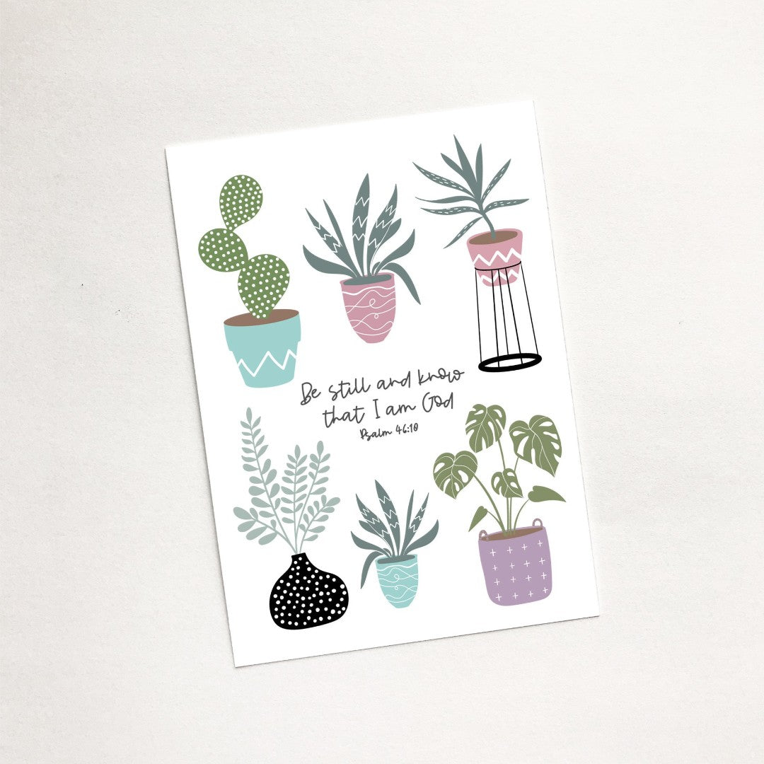 Be Still (House Jungle) - Mini Card - Re-vived