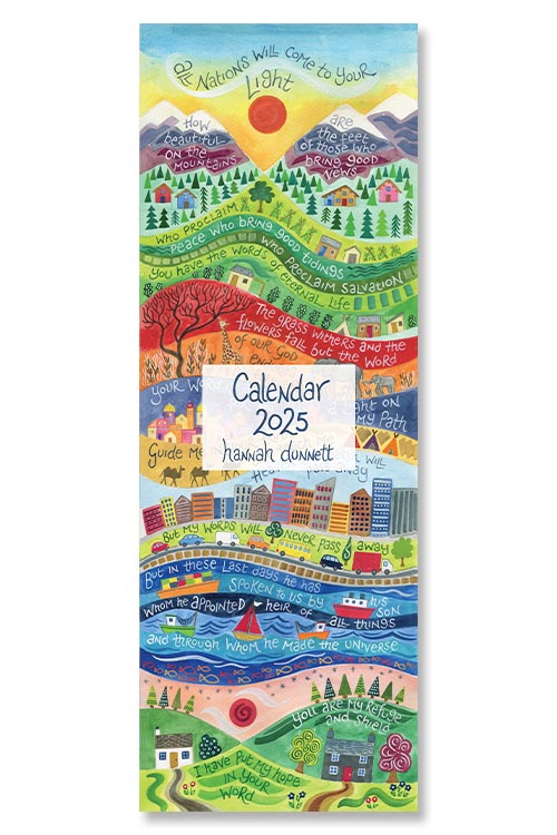 Hannah Dunnett 2025 Slimline Calendar