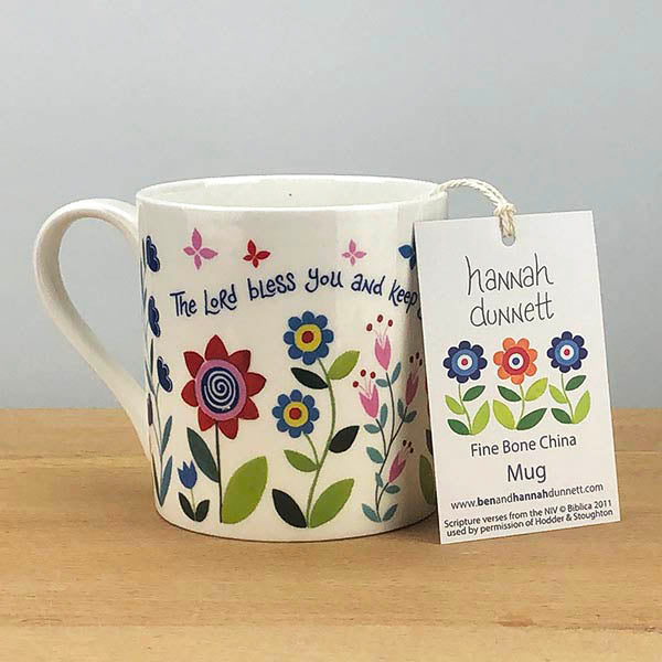 Bless You and Keep You Ceramic Mug