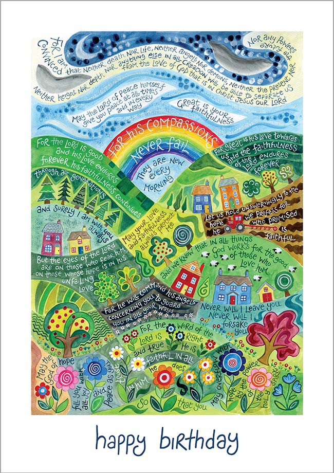 Happy Birthday Rainbow - Card