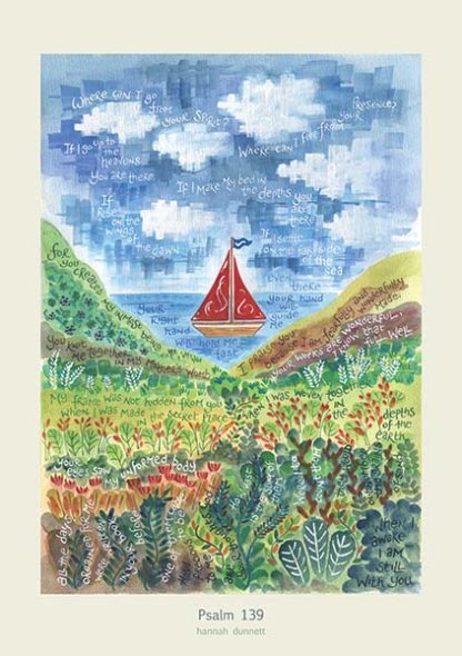 Psalm 139 - Hannah Dunnett A3 Print