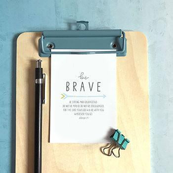 Be Brave (Arrow) - Mini Card - Re-vived