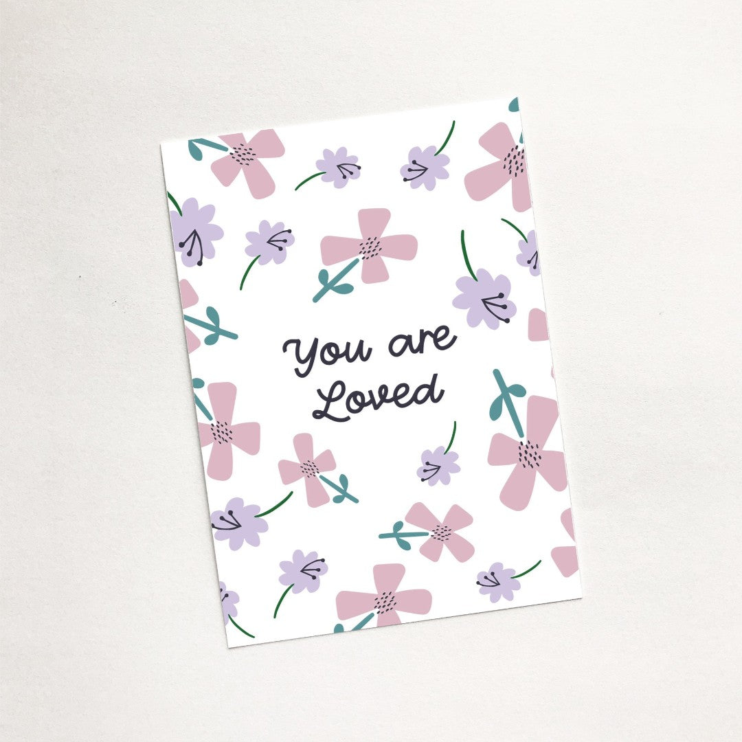 You are Loved (Petals) - Mini Card - Re-vived