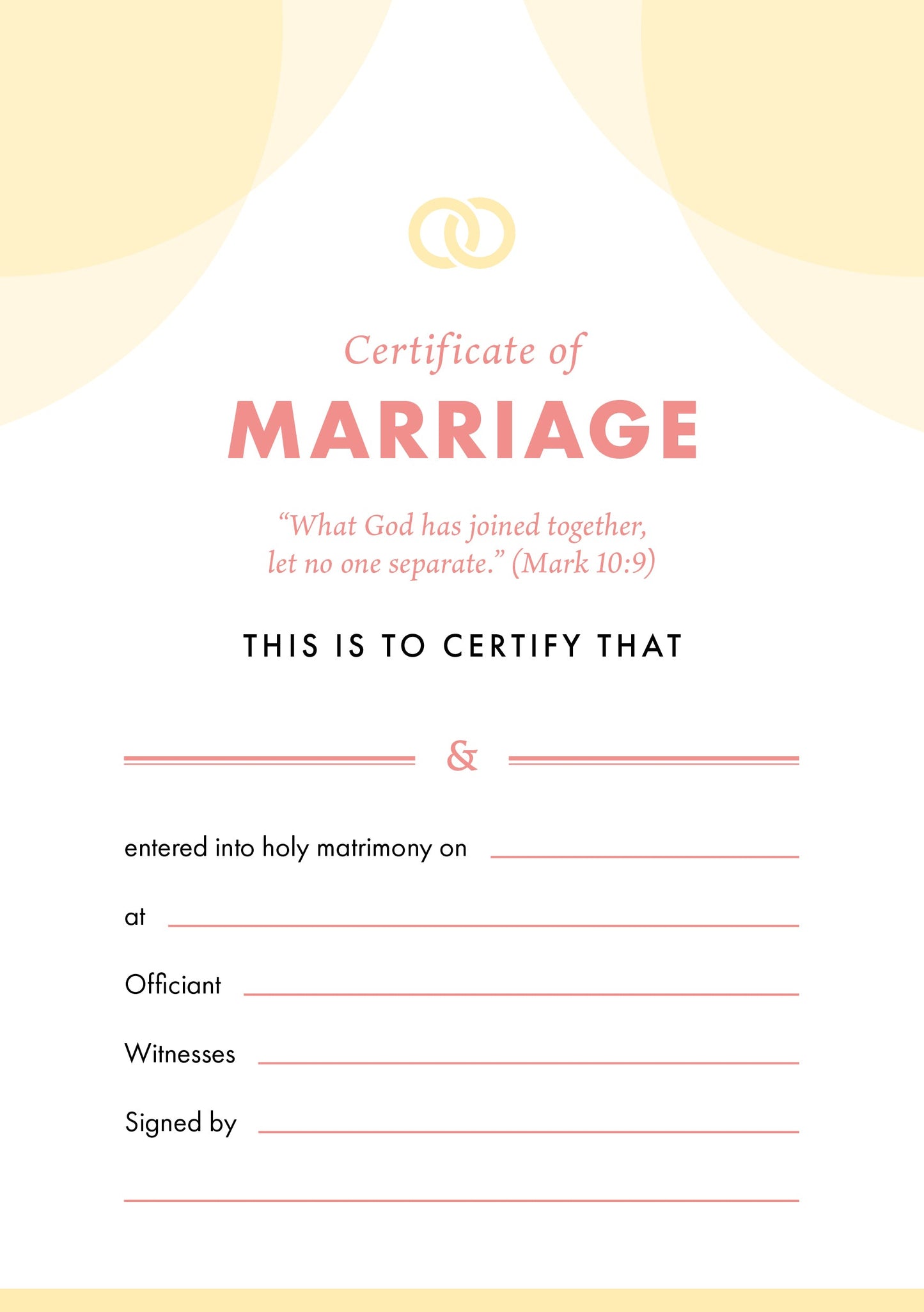 ETC Marriage Certificate A4 Portrait (pack of 10) - Re-vived