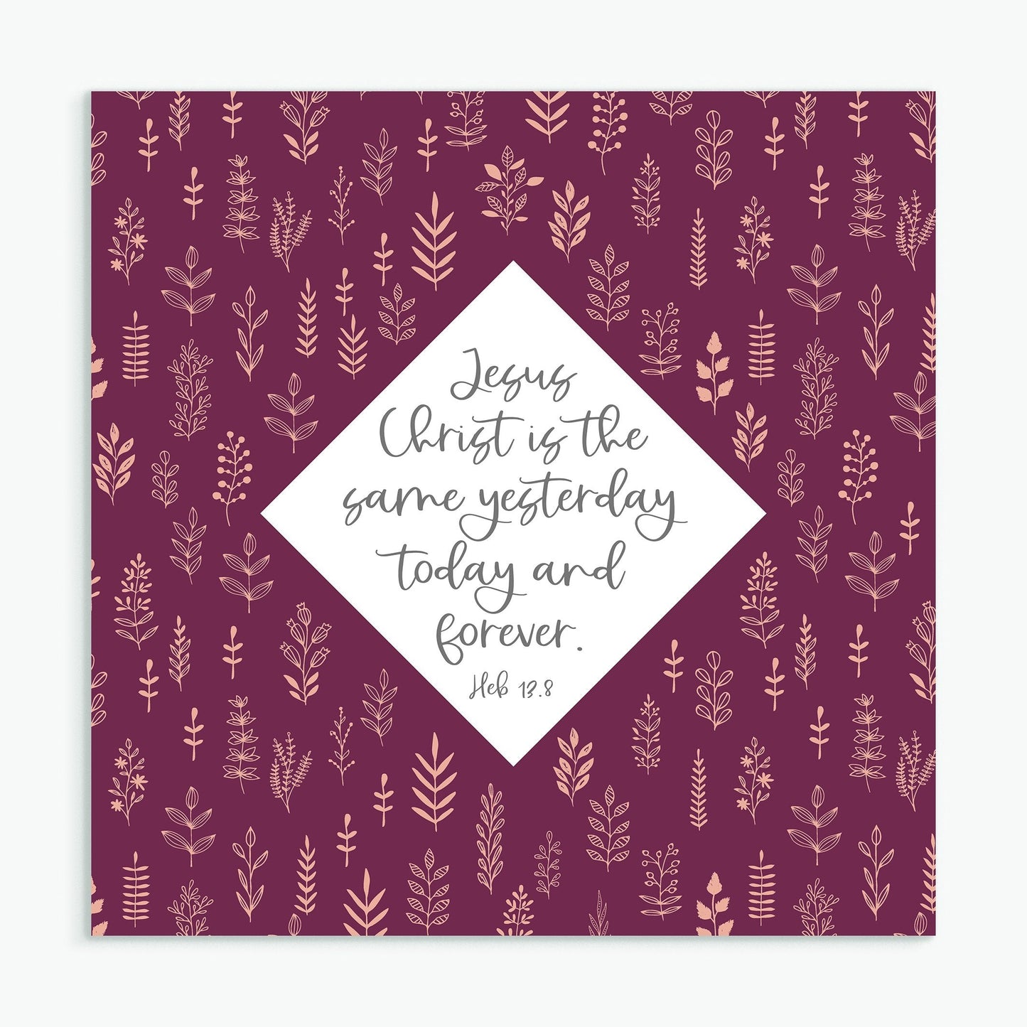 Jesus Christ Is The Same Greeting Card - Re-vived