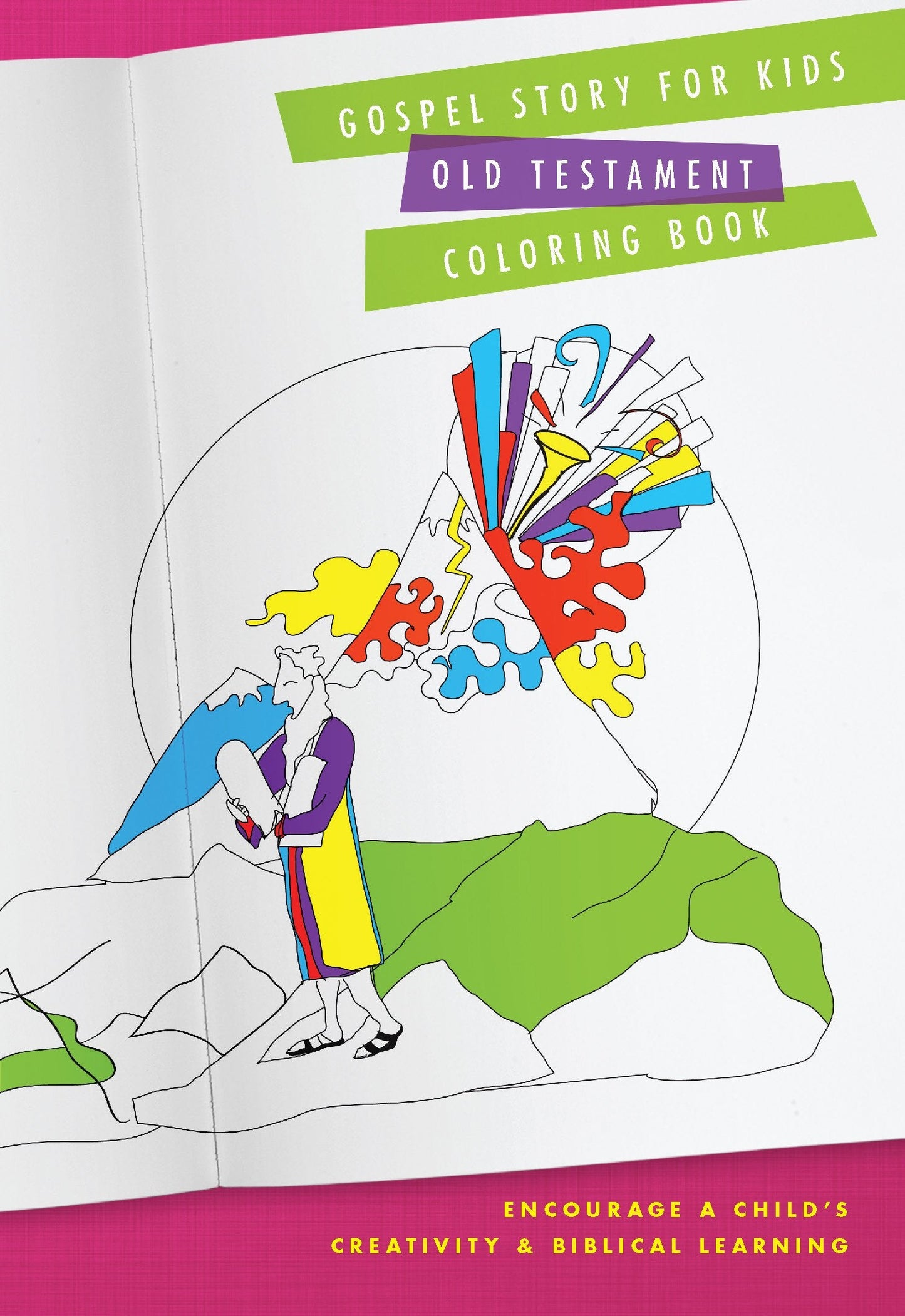 Gospel Story For Kids Old Testament Colouring Book One - Re-vived