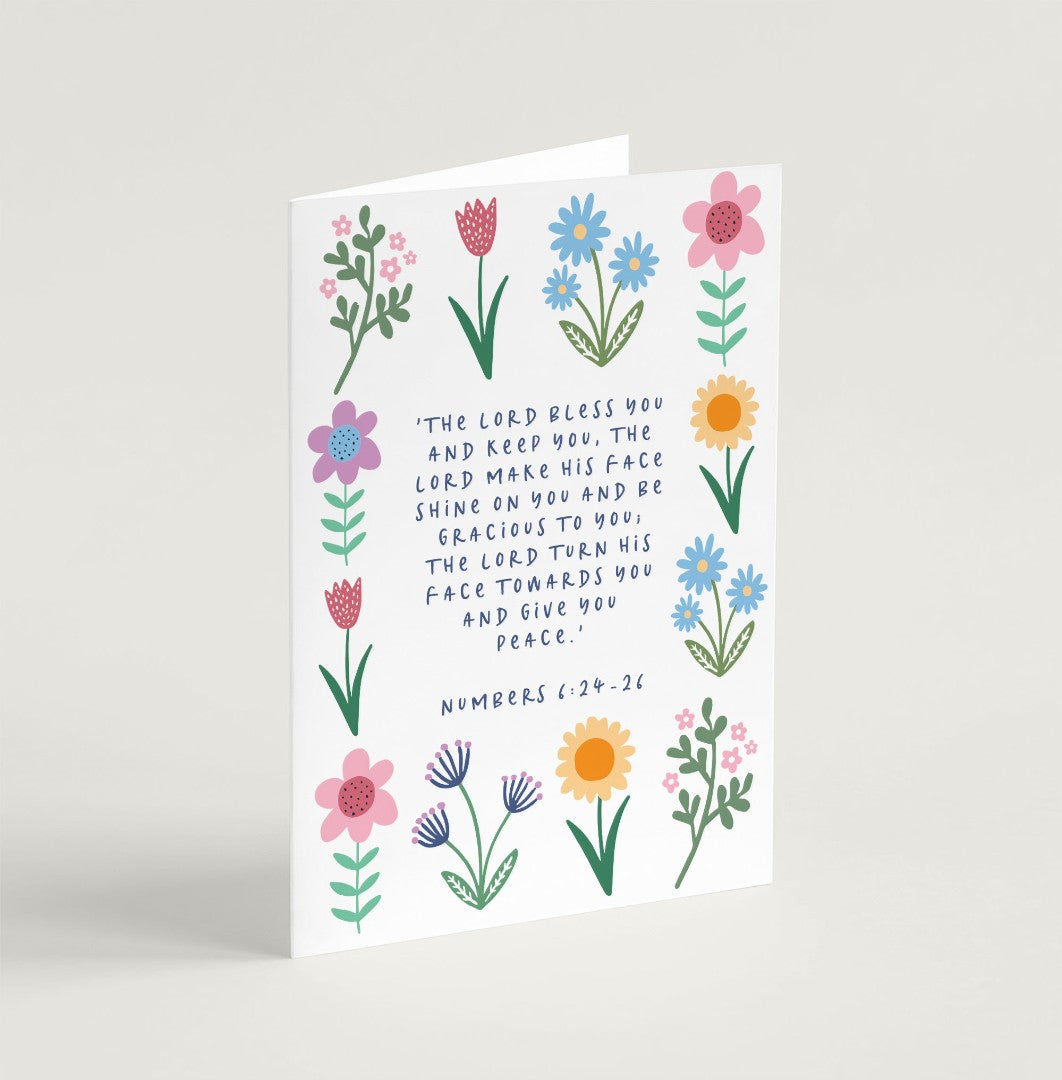 The Lord Bless You (Spring version) - Greeting Card - Re-vived