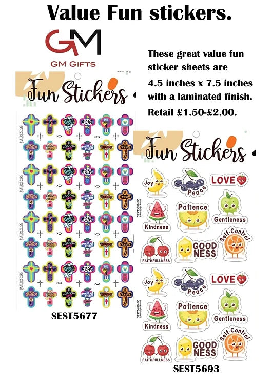 Fun Stickers - Fruit of The Spirit