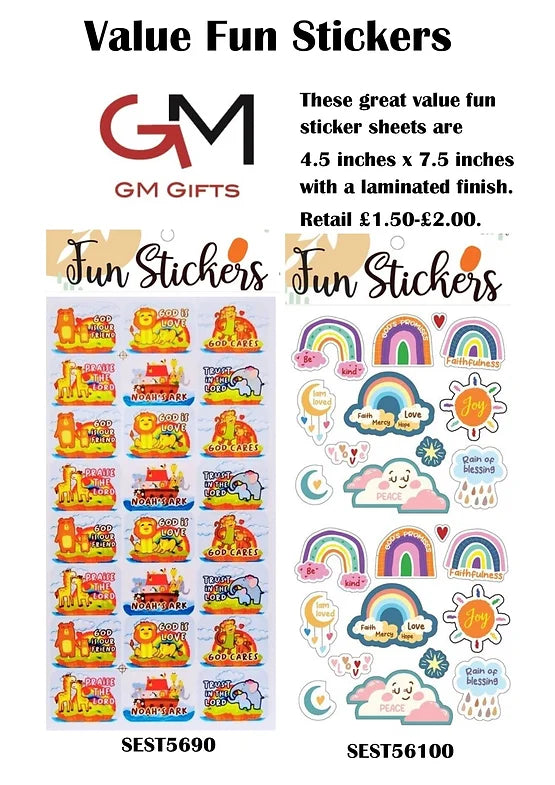 Fun Stickers Rainbows