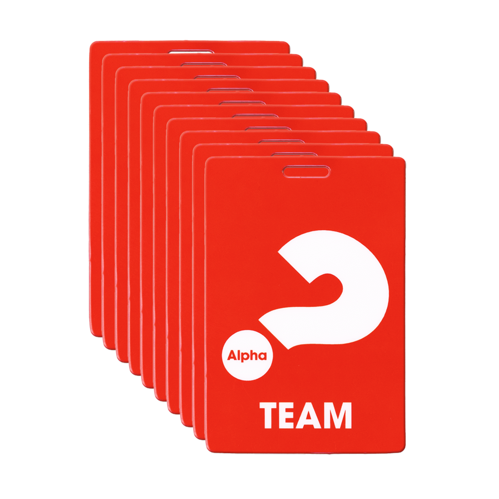 Lanyard Card: Alpha Team (Pack of 10)